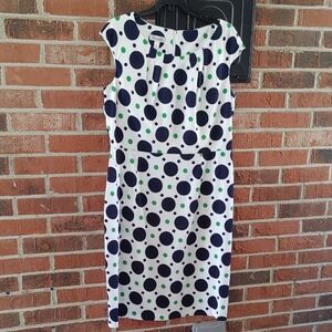 Dressbarn Pleated Neckline Sheath Size 16 (3)